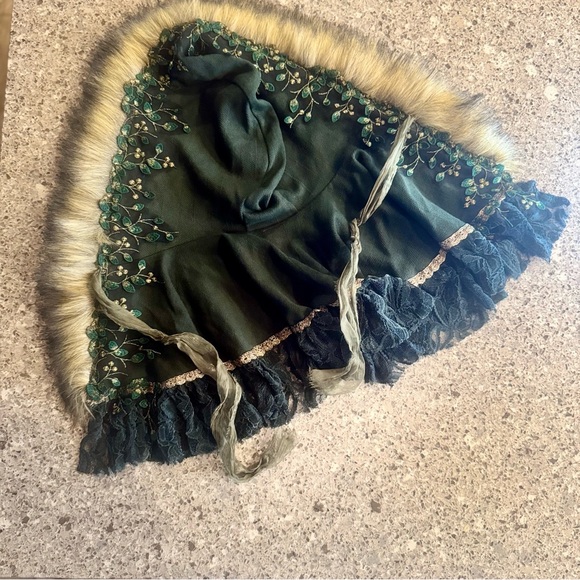 Handmade Cape & Romper - Baby Girls Size 9-12 Months by Mia Joy Studios ⭐🌿 - Picture 2 of 11